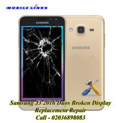 Samsung J3 2016 Duos Broken LCD/Display Replacement Repair